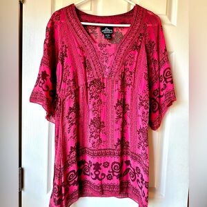 Angie Red Floral Dress